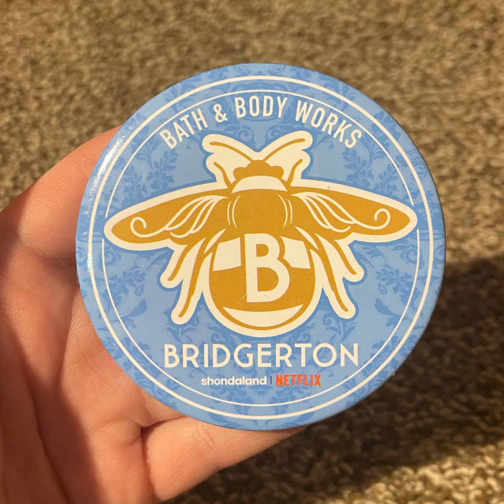Rare Bath And Body Works Bridgerton Bee Netflix Pin Brooch Blue 15$